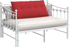 vidaXL Μαξιλάρι Πλάτης Κόκκινο 100 x 19 x 50 εκ ύφασμα