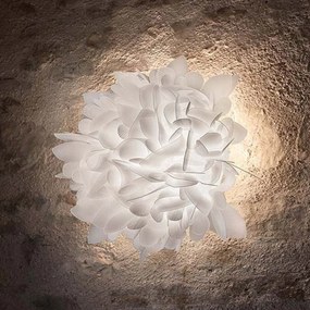Φωτιστικό Οροφής - Τοίχου Veli Foliage Medium White Decor Slamp Plastic