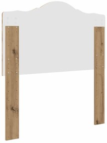 vidaXL Κεφαλάρι Artisan Oak 80 cm Επεξεργασμένο ξύλο