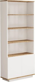 Βιβλιοθήκη Πεύκο Atlantic / Λευκό FR 75x26,8x168,3