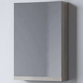 Καθρέπτης Μπάνιου Με Ντουλάπι Siena 3MSI045SD0W 45x14x55cm Dark Sonoma Μελαμίνη