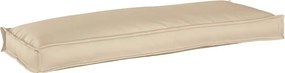 vidaXL Μαξιλάρι Μπεζ 110 x 40 x 8 εκ Ύφασμα Όξφορντ