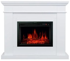 Ηλεκτρικό Τζάκι Επιδαπέδιο 2000W Επένδυση Ξύλου Soprano Hitense-SOPRANO-Μαύρο-Λευκό SOPRANO