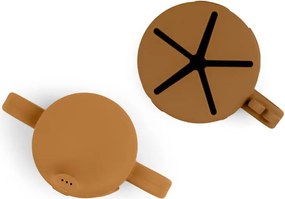 Σετ εκπαιδευτικό/snack ποτηράκι Done By Deer Deer friends Blue 2τμχ