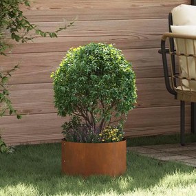 vidaXL Ζαρντινιέρες κήπου 5 pcs Καφέ 30 x 30 x 20 cm Ατσάλι corten