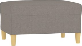 vidaXL Υποπόδιο Taupe 70 x 55 x 41 εκ. Υφασμάτινο
