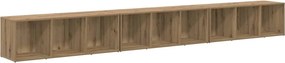 vidaXL Σετ επίπλου τηλεόρασης 3 pcs Artisan Oak Επεξεργασμένο ξύλο