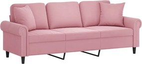 vidaXL 2-seater Sofa Ροζ