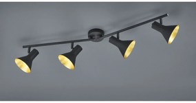 Πλαφονιέρα Φωτιστικό Οροφής 4xE14 Μαύρο-Χρυσό Κινητό Nina R80164002 Trio Lighting-R80164002-Μαύρο-Χρυσό R80164002