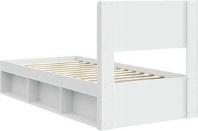 vidaXL Καλάθι με αποθήκη και κεφαλάρι Λευκό 100 x 200 cm