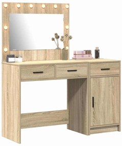 vidaXL Τραπέζι περιποίησης με συρτάρι 2 pcs Καφέ 40 x 41 x 75 εκ