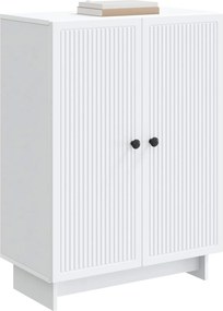 vidaXL Πλαϊνό γραφείο Λευκό 66 x 34,5 x 90 εκ Επεξεργασμένο Ξύλο