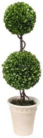 Γλαστράκι Πυξός 29392-DS 18x18x56cm White-Green Artekko Plastic