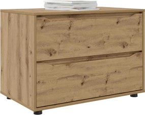 vidaXL Ντουλάπι αποθήκευσης Artisan Oak 80 x 48 x 57 εκ