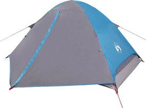 vidaXL Σκηνή Κάμπινγκ 4 Ατόμων Αδιάβροχη Μπλε