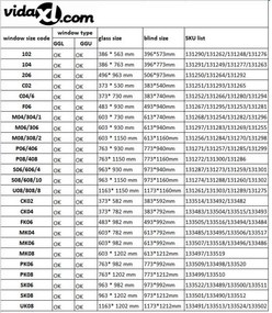 vidaXL Στόρι Ρόλερ Συσκότισης (Blackout) Λευκό 102 GGL και GGU