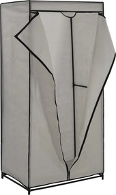 vidaXL Ντουλάπα Γκρι 75x50x160 εκ.