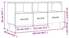 ΈΠΙΠΛΟ ΤΗΛΕΟΡΑΣΗΣ ΚΑΠΝΙΣΤΗ ΔΡΥΣ 102X36X50ΕΚ. ΕΠΕΞΕΡΓΑΣΜΕΝΟ ΞΥΛΟ 829019