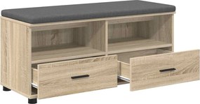 vidaXL Παγκάκι Χαλωρίου Δρύς Sonoma 100 x 38 x 46 εκ