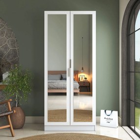 Ντουλάπα Λευκό BROFOFI 90x57.5x210