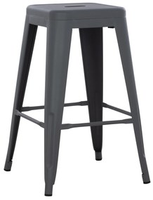 ΣΚΑΜΠΟ ΜΕΣΑΙΟΥ ΥΨΟΥΣ ΜΕΤΑΛΛΙΚΟ MELITA-PRO HM8573.50 ΓΚΡΙ 43x43x67Υεκ. (1 Τεμμάχια)