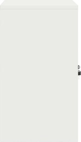 vidaXL Ντουλάπι αποθήκευσης με αποθήκευση Λευκό 60 x 40 x 70 εκ.