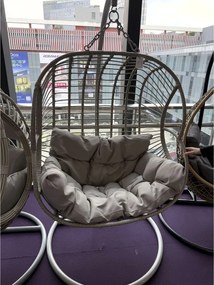 Κήπος πολυθρόνα Home ESPRIT Γκρι 105 X 33 X 105 CM