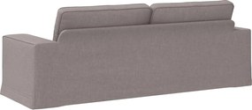 vidaXL Καναπές Taupe 222 x 80 x 82 εκ ύφασμα