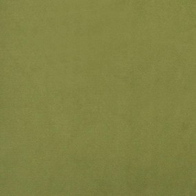 Κουνιστή Πολυθρόνα Ανοιχτό Πράσινο Βελούδινη με Σκαμπό - Πράσινο
