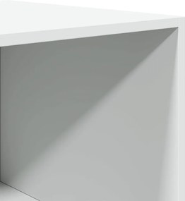 vidaXL Ντουλάπα Λευκή 100x50x200 εκ. από Επεξεργασμένο Ξύλο