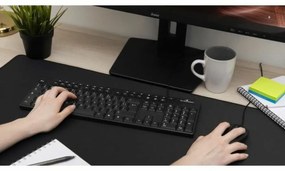 Πληκτρολόγιο Bluestork MEDIA OFFICE Μαύρο AZERTY