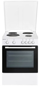 Davoline DAE 400 WH Κουζίνα Ελεύθερη με Εμαγιέ Εστίες 71lt Π60εκ Λευκή