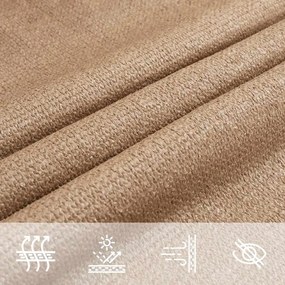 Πανί Σκίασης Taupe 6 x 6 x 6 μ. από HDPE 160 γρ./μ² 311432
