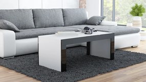 coffe table TESS white/black lath DIOMMI CAMA-TESS-BIAŁY/CZARNA LISTWA DIOMMI-60-20041