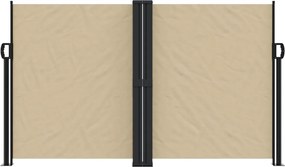 vidaXL Σκίαστρο Πλαϊνό Συρόμενο Μπεζ 140 x 1200 εκ.