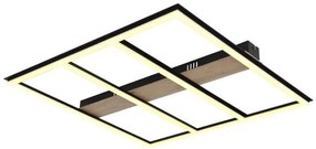 Πλαφονιέρα Φωτιστικό Οροφής LED 48W Μαύρο Froomy 67291-48 Globo Lighting-67291-48-Μαύρο 67291-48