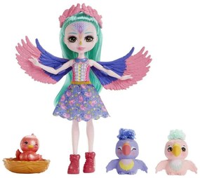 Μίνι Κούκλες Οικογένεια Σπίνων Enchantimals City Tails HKN15 Multi Mattel