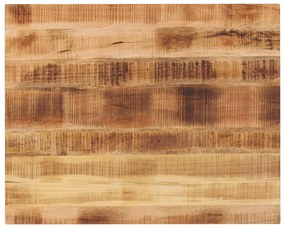 vidaXL Επιφάνεια Τραπεζιού Ορθογώνια 100x80x2,5 εκ. Μασίφ Ξύλο Μάνγκο