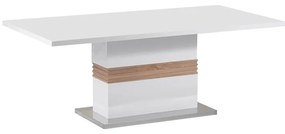 Τραπέζι Zoekrin Inart λευκό mdf 200x100x76εκ 200x100x76 εκ.