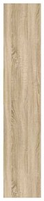vidaXL Βιβλιοθήκη Χρώμα Sonoma Δρυς 40 x 35 x 180 εκ. από Επεξ. Ξύλο