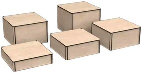 Intra Plywood Storage Box – Ξύλινο Κουτί Αποθήκευσης  με καπακι αποθήκευσης (4mm)16x62x11 cm Box23-00699