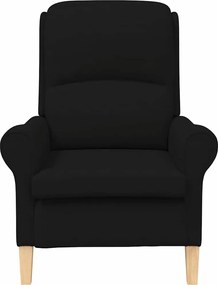 vidaXL Πολυθρόνα Μαύρο 76 x 94 x 102 εκ. Μικροΐνες
