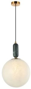 Κρεμαστό Φωτιστικό Οροφής Μάρμαρο Polly 4264200 Viokef-4264200-Λευκό 4264200