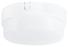 GloboStar® REVANO 61012 LED Πλαφονιέρα Οροφής Στρόγγυλη Φ12 12W 1140lm 180° AC 220-240V Αδιάβροχη IP54 Φ12 x Υ4.5cm Φυσικό Λευκό 4500K - 2 Χρόνια Εγγύηση