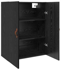 vidaXL Επιτοίχιο ντουλάπι Μαύρο 69.5 x 34 x 90 εκ. Επεξεργασμένο ξύλο