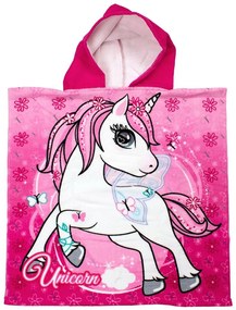 Πόντσο Θαλάσσης Quick Dry Unicorn 24 50X100 Pink 100% Microfiber - DIMcol