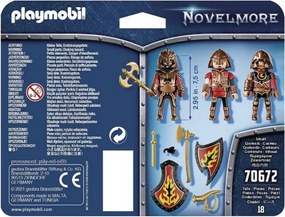 Αριθμοί που έχουν οριστεί Novelmore Fire Knigths Playmobil 70672 (18 pcs)