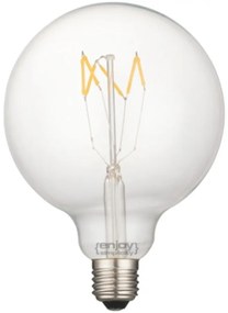 Λαμπτήρας Led Filament Clear Dimmable G125-6  E27  5w 2700K 600lm Ø125xH170mm Enjoy EL827007