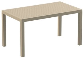 Τραπέζι πολυπροπυλένιου Ares 140x80 Γκρί