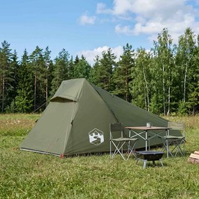 vidaXL Σκηνή τούνελ 215 x 100 x 90 εκ. Λαδί Πολυεστέρας και Χάλυβας